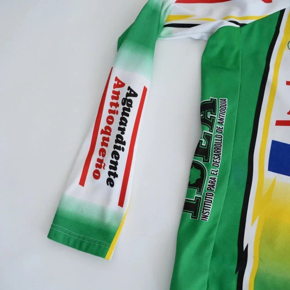 Suarez Biking Long Sleeve W/  Bottle Compartments Compression Zip Up Shirt M - Picture 9 of 13